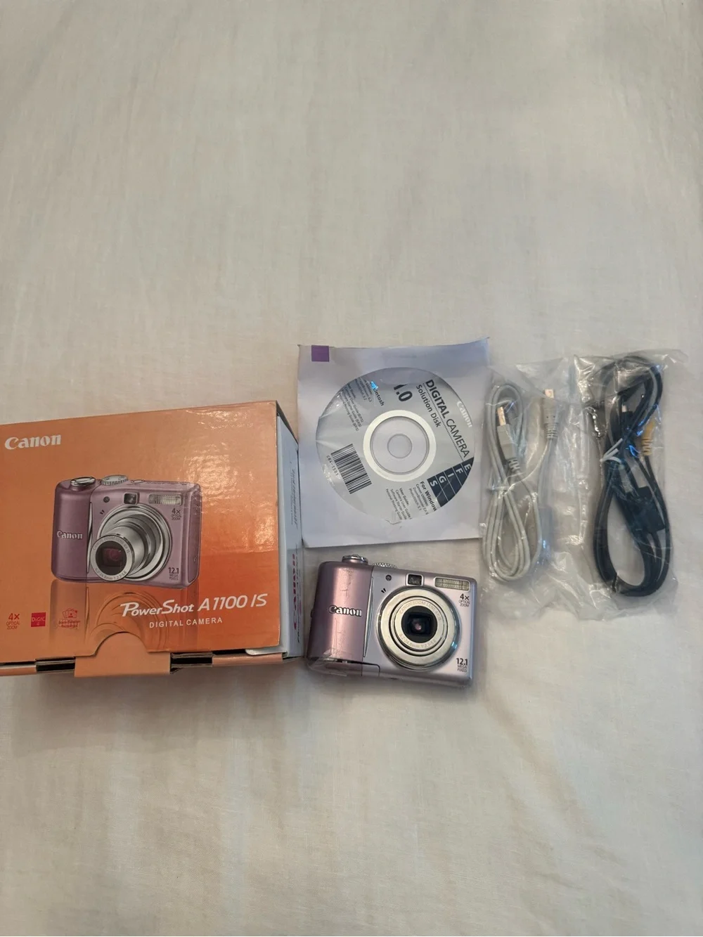 CANON POWERSHOT A1100 IS DIGITAL COMPACT - PINK